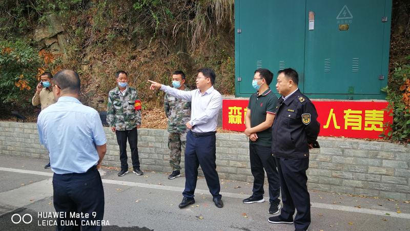 10月7日,赣州市林业局党组成员,副局长刘满发一行